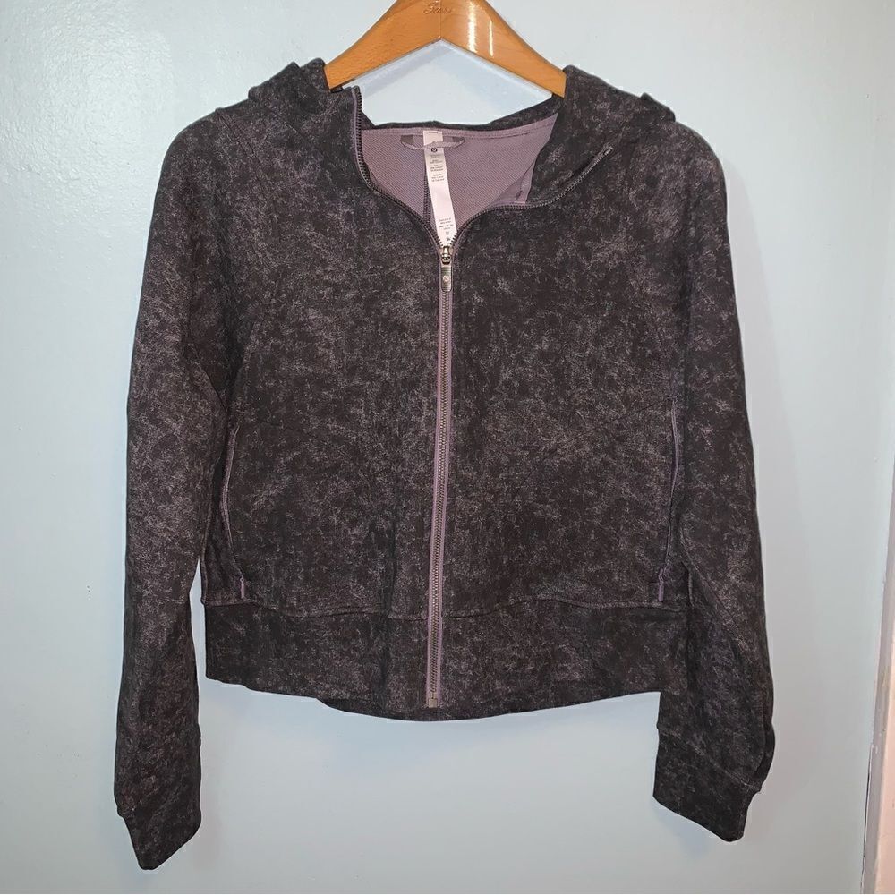 Lululemon Athletica Cotton French Terry Zip Hoodie Size 8